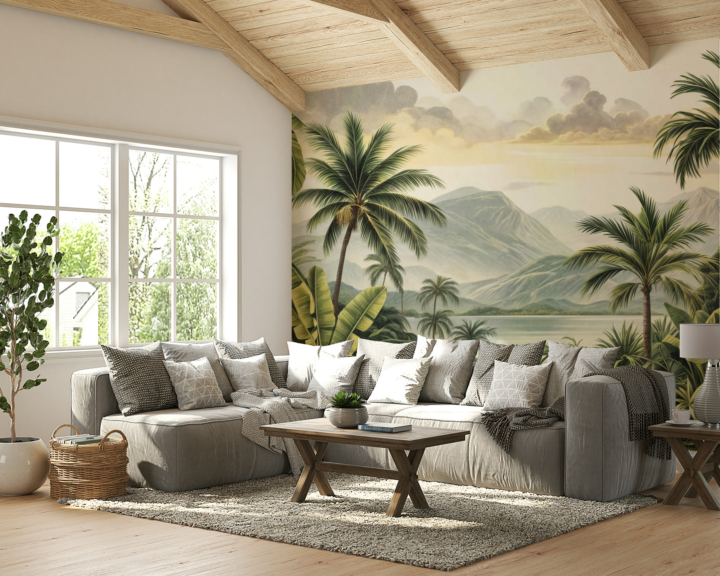 The design gives a feeling of quiet, natural beauty.

