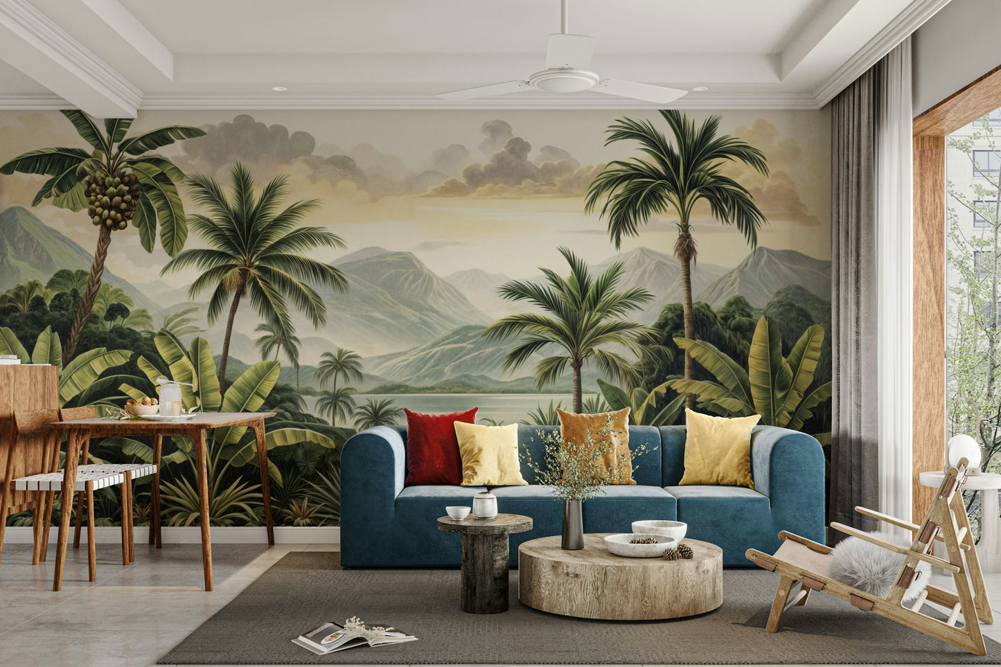 The mood is peaceful and serene.

