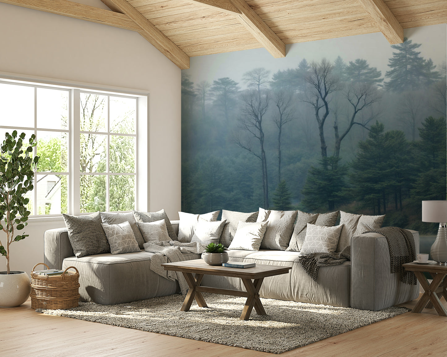 The style is artistic and natural.

