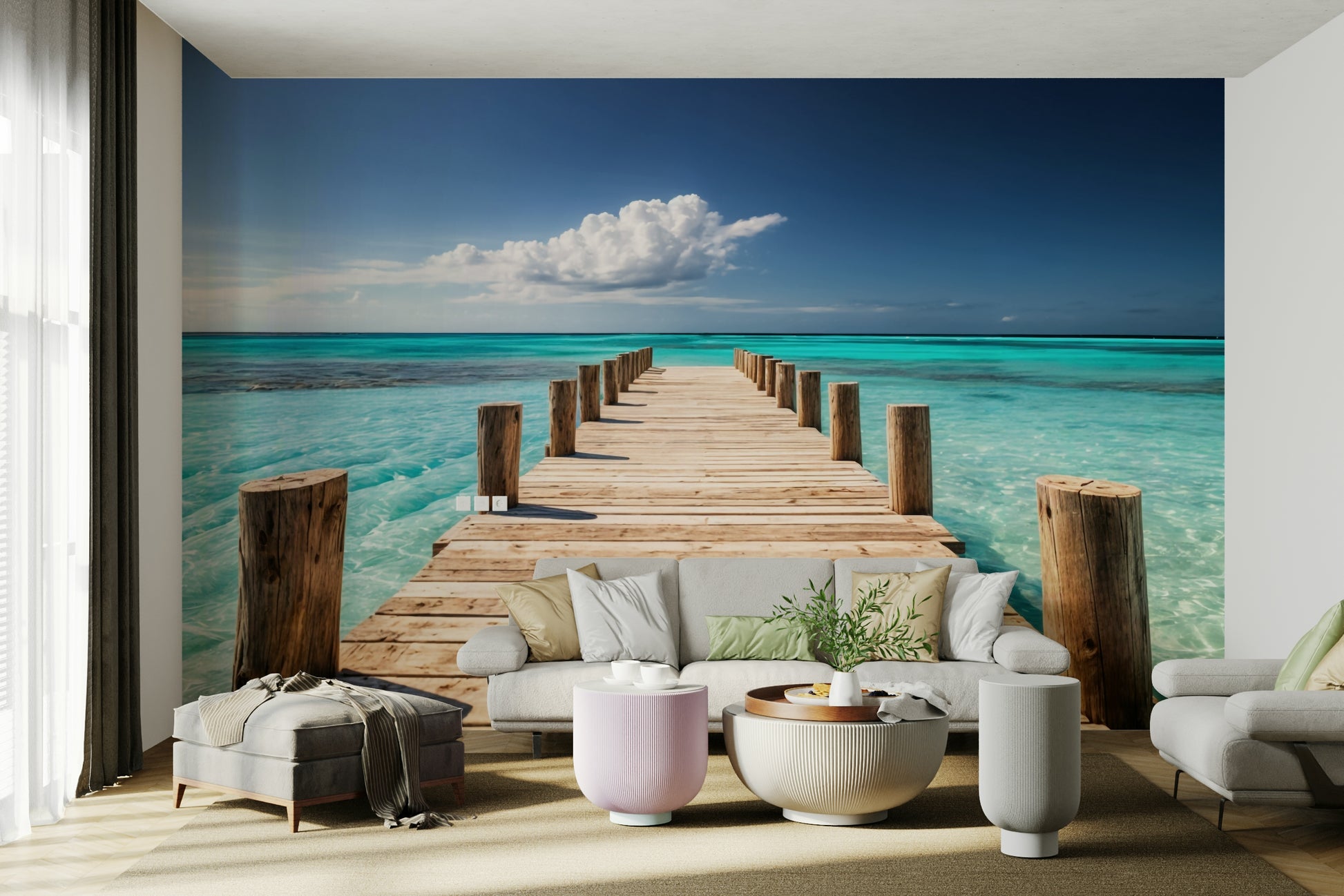 The style is artistic and natural.

