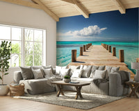 The pier is a central focus of the image.

