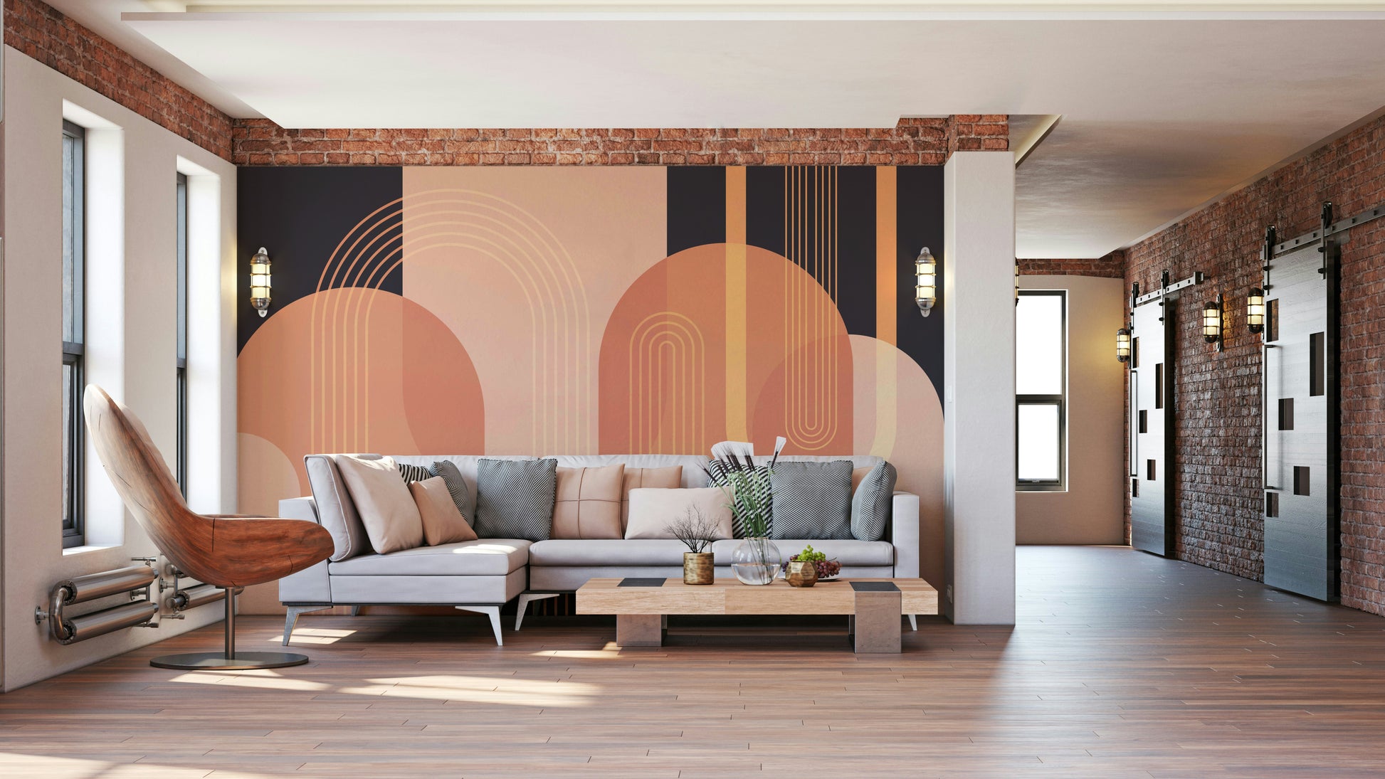 The image shows a repeating abstract pattern.

