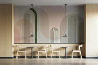 The colors are gentle, pastel, and muted.

