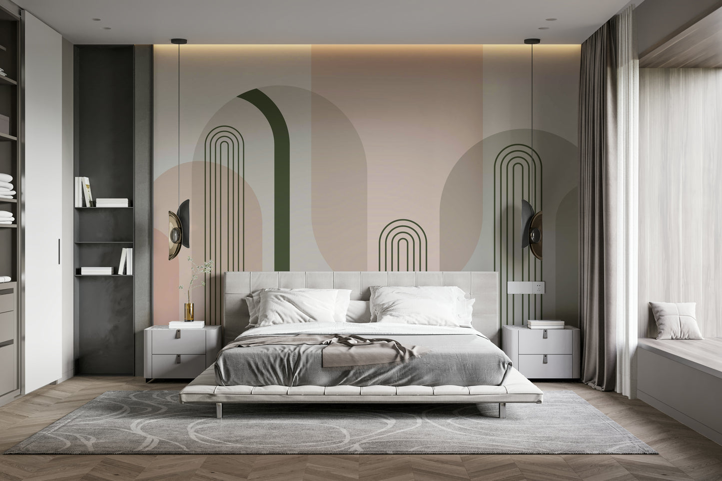 The design gives a feeling of quiet, natural beauty.

