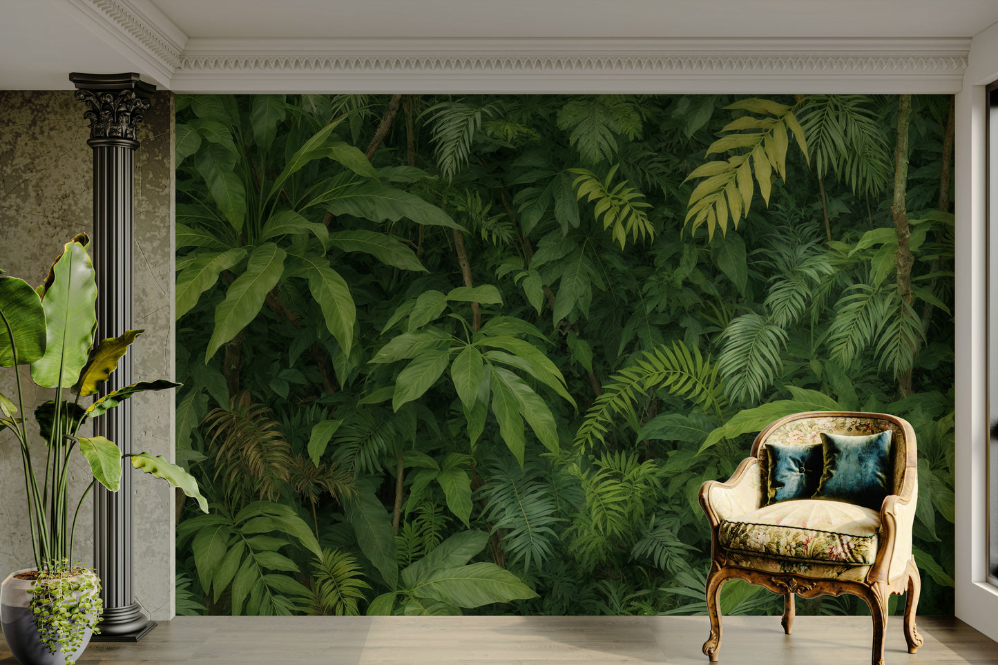 The style is artistic and natural.

