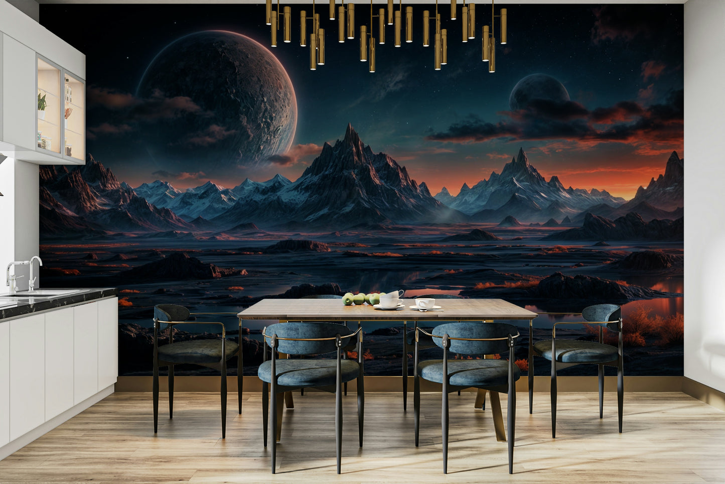 The style is artistic and modern.

