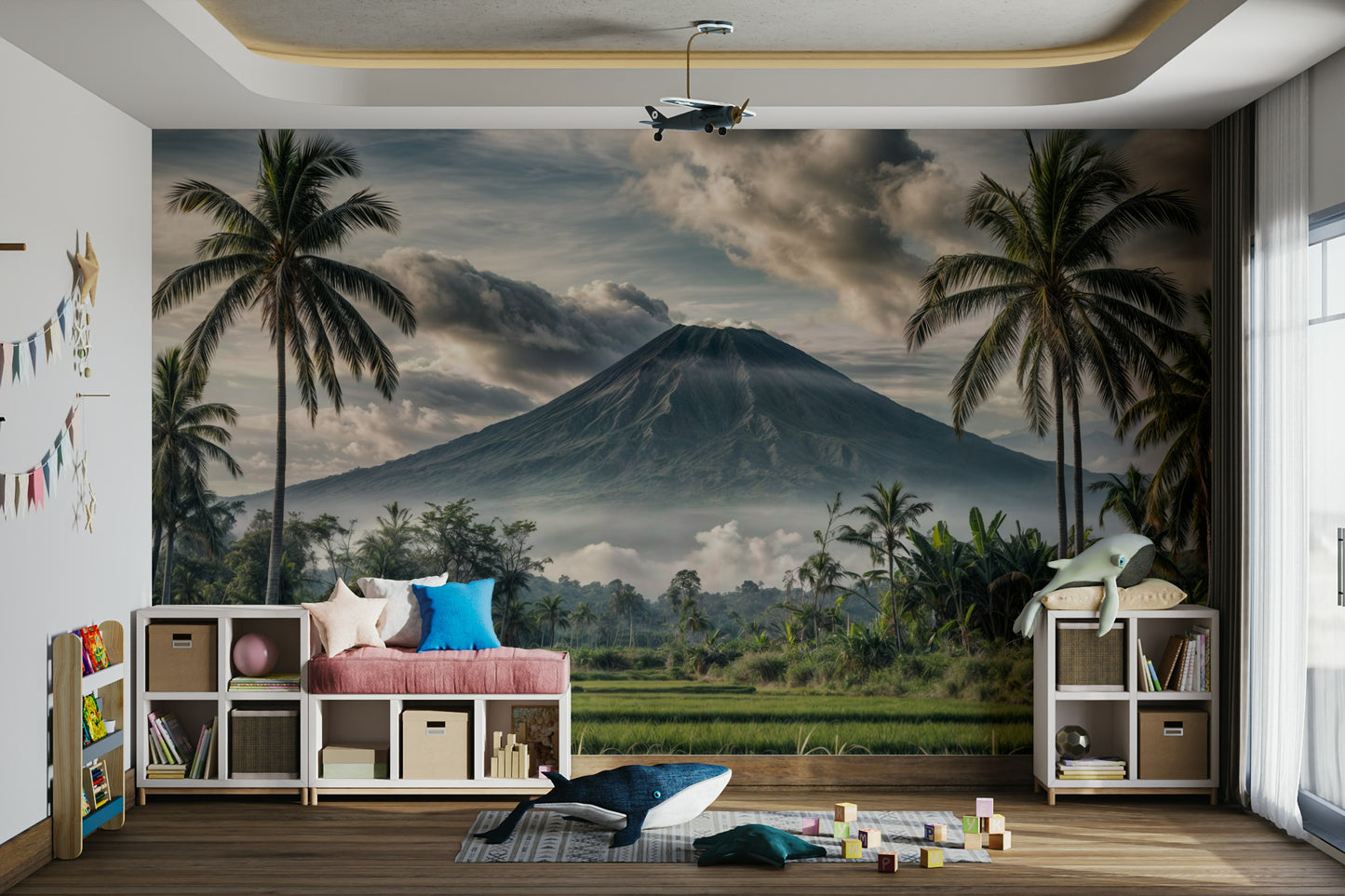 The feeling is one of fresh elegance.

