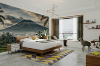 The mountain is a central focus of the image.

