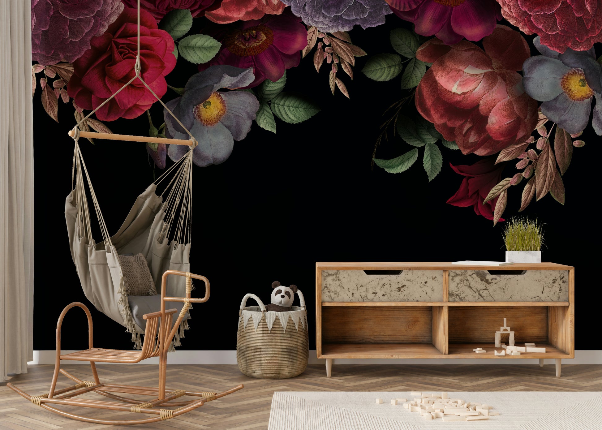 The feeling is one of fresh elegance.

