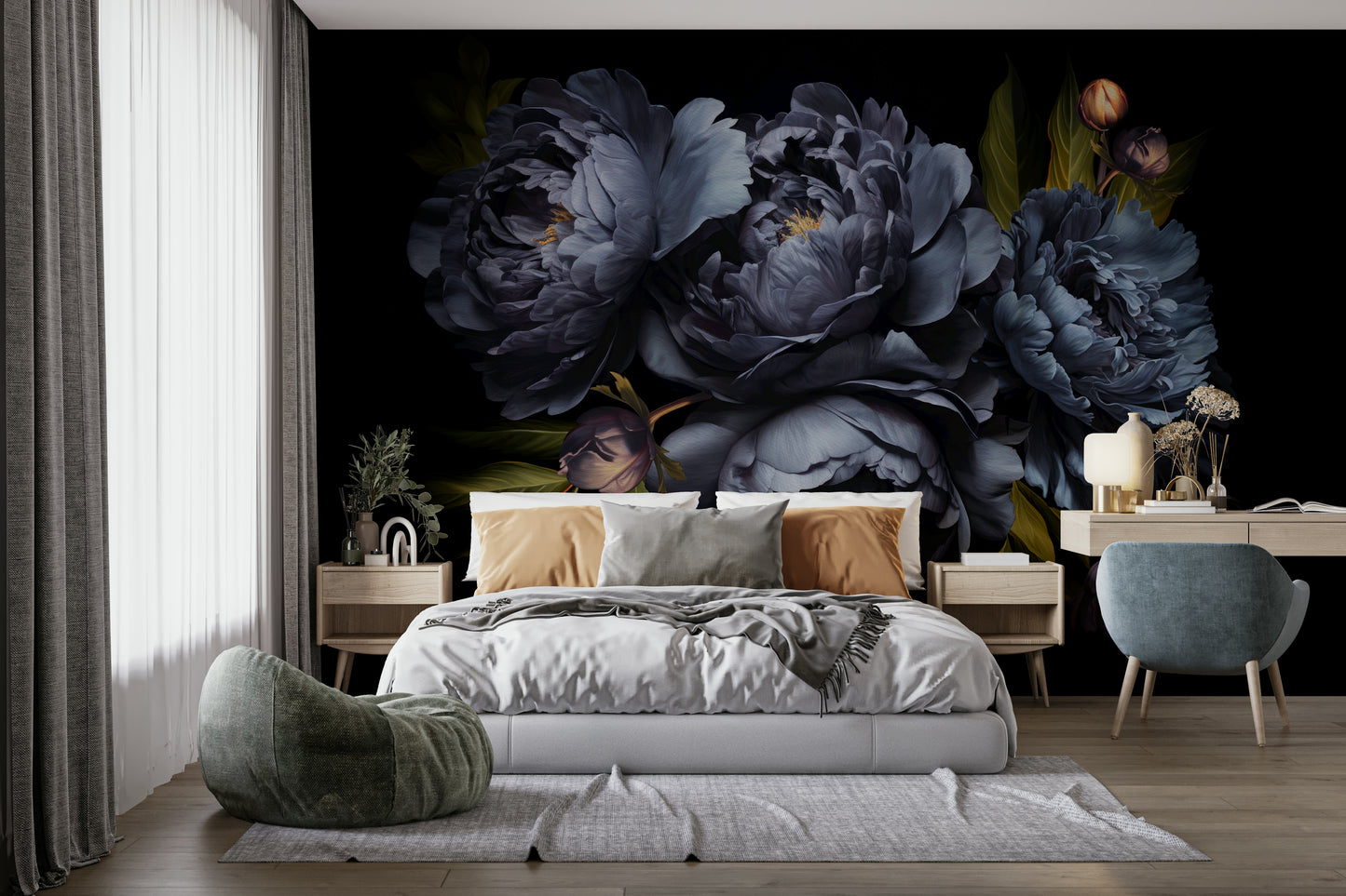 The design gives a feeling of quiet, natural beauty.

