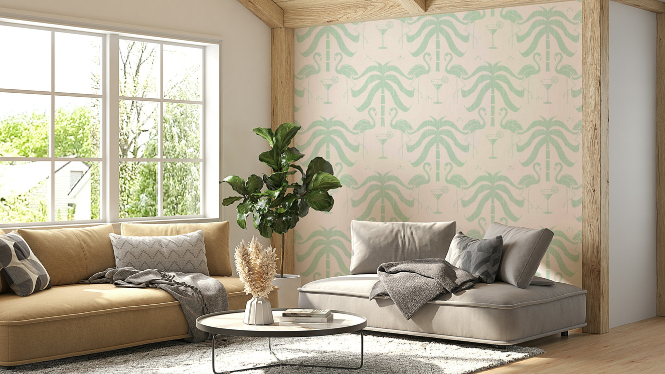 The feeling is one of fresh elegance.

