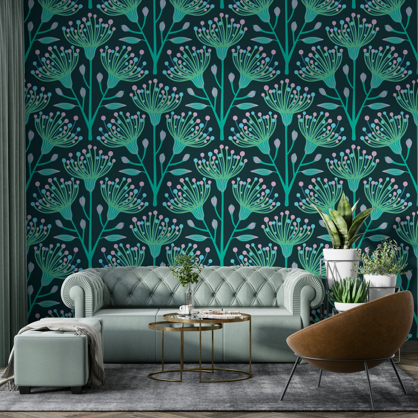 The feeling is one of fresh elegance.

