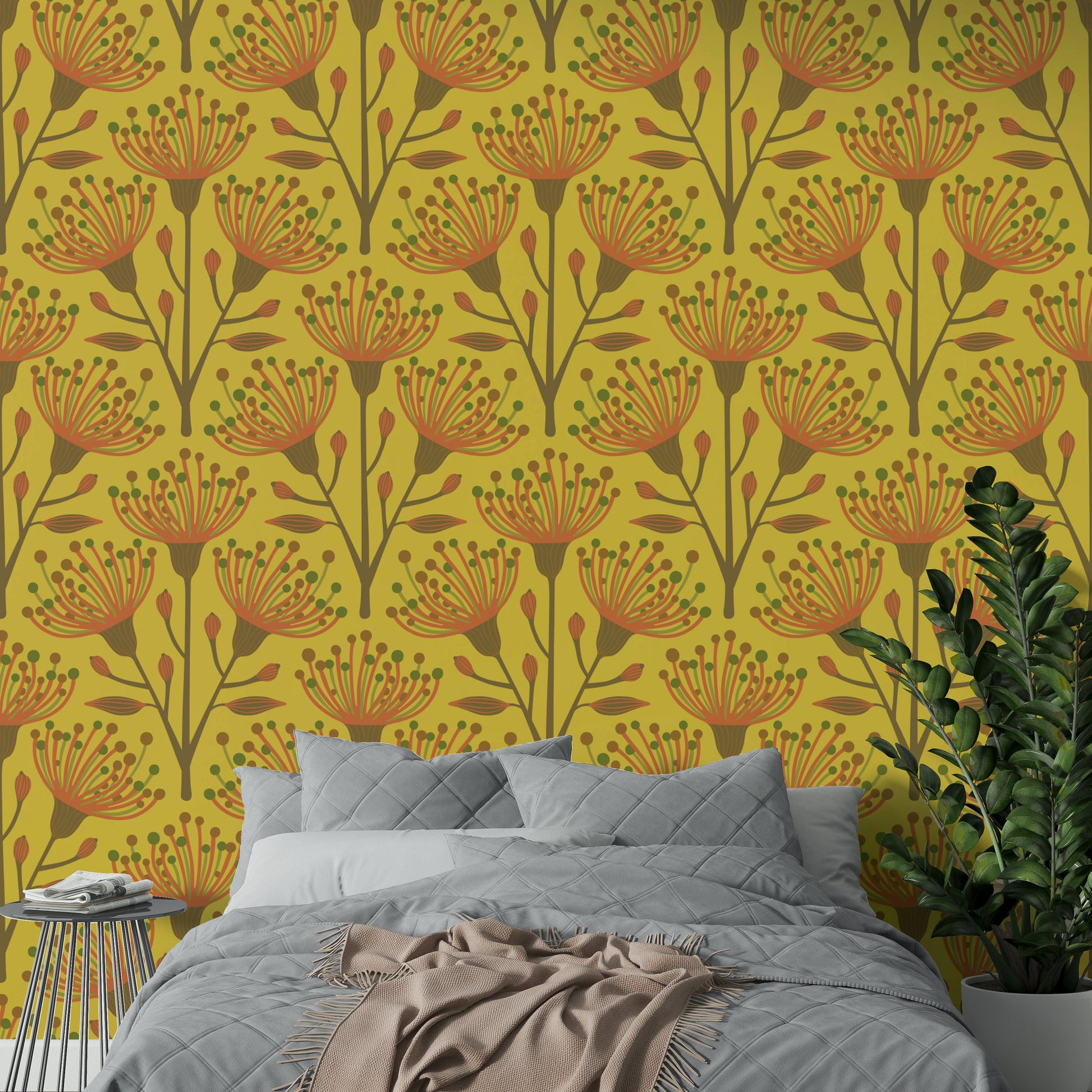 The eucalyptus leaves are a central focus of the image.

