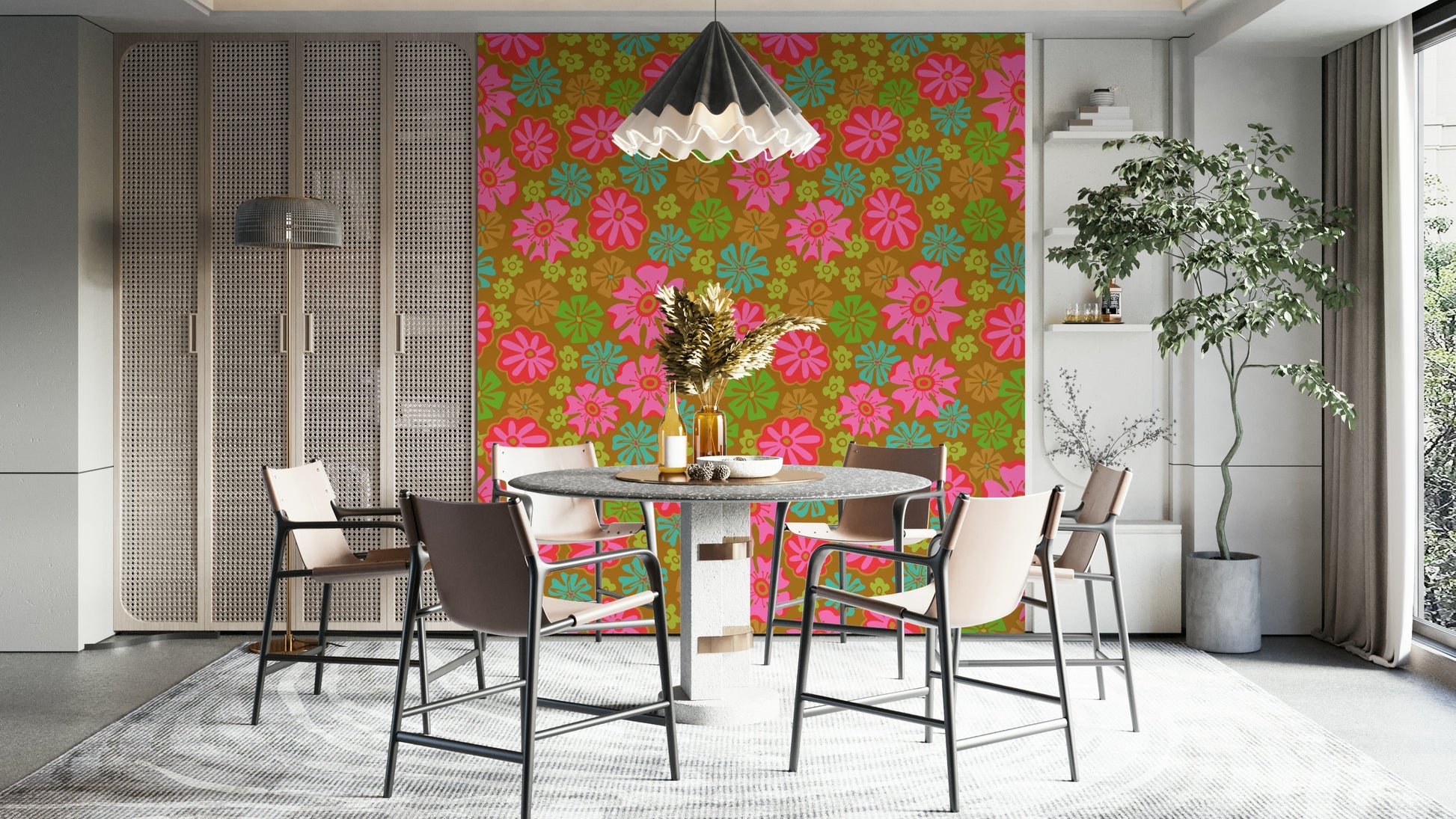 The design has a layered, painterly look with no sharp lines.

