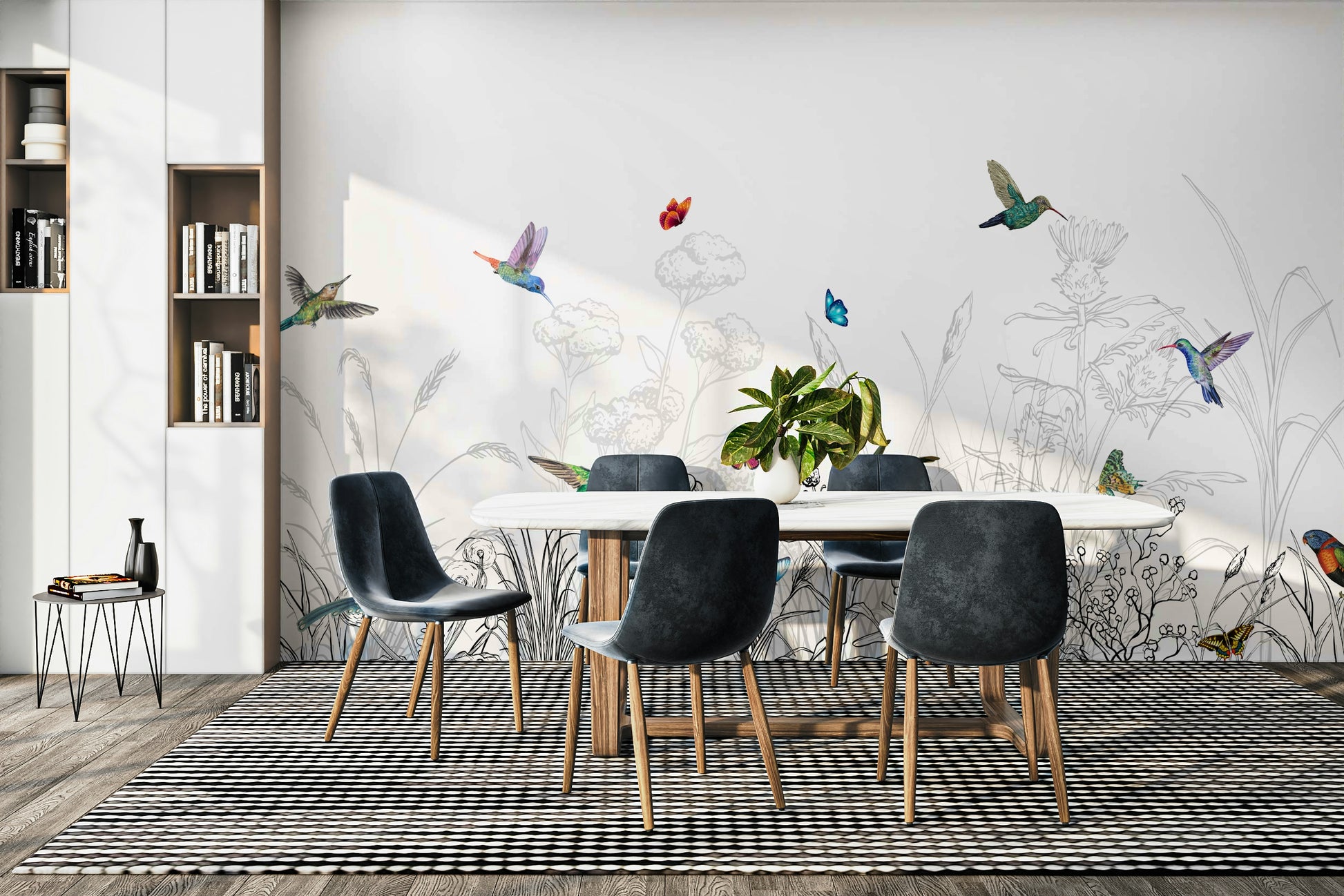 The mood is peaceful and serene.

