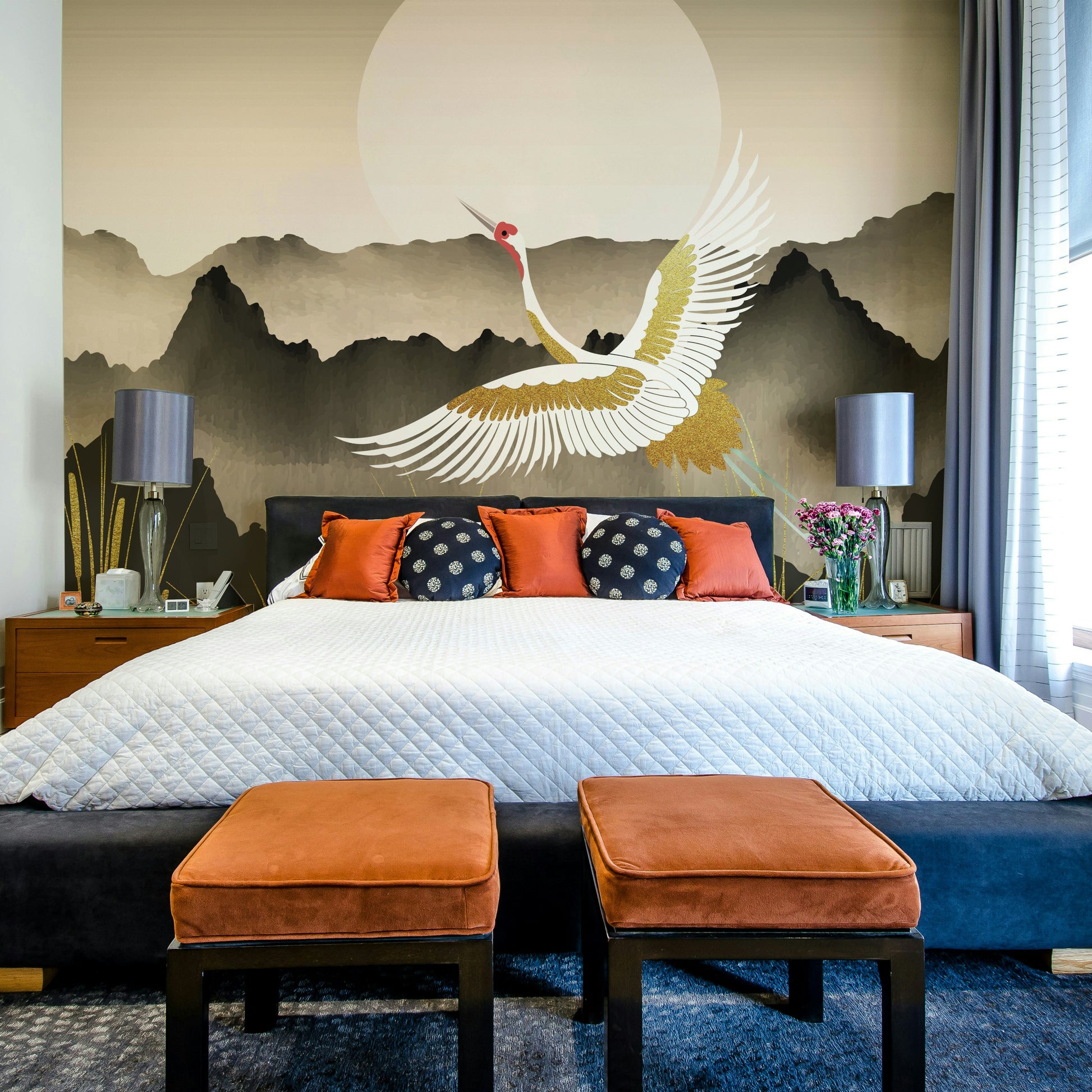 The feeling is one of fresh elegance.

