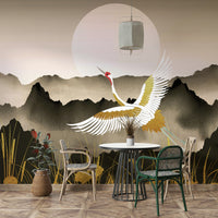 The landscape is a central focus of the image.

