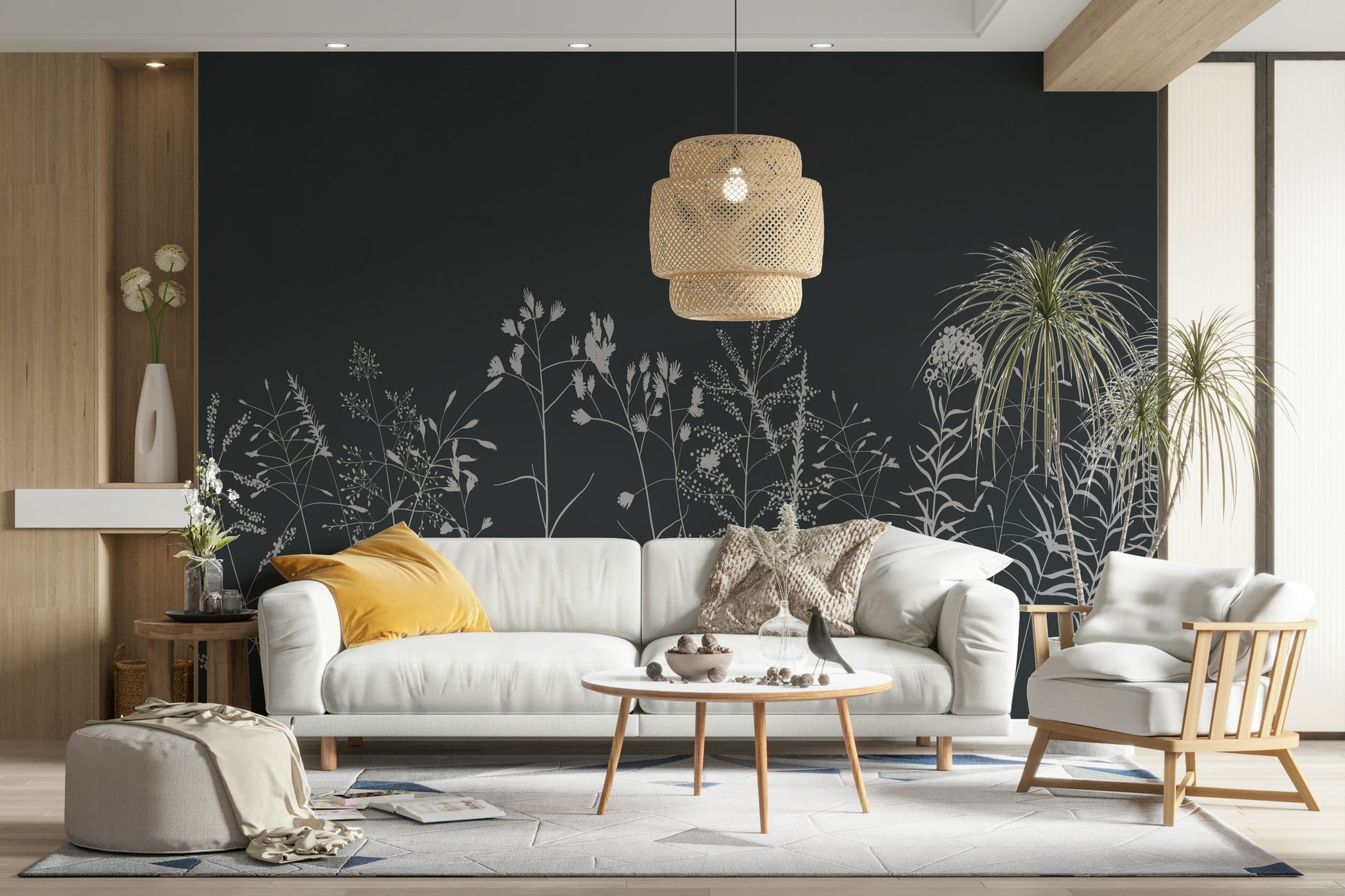 The design gives a feeling of quiet, natural beauty.

