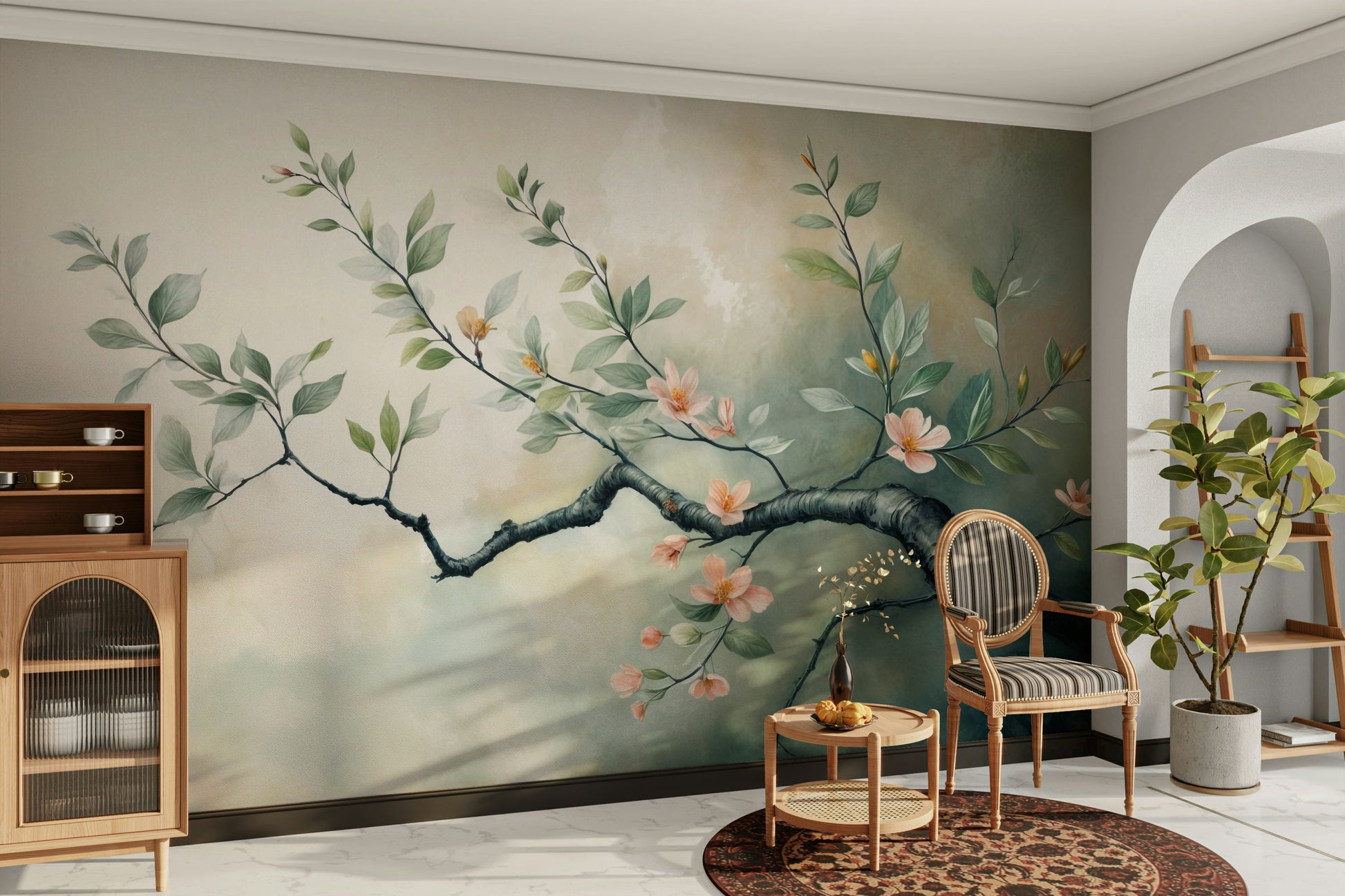 The style is artistic and natural.

