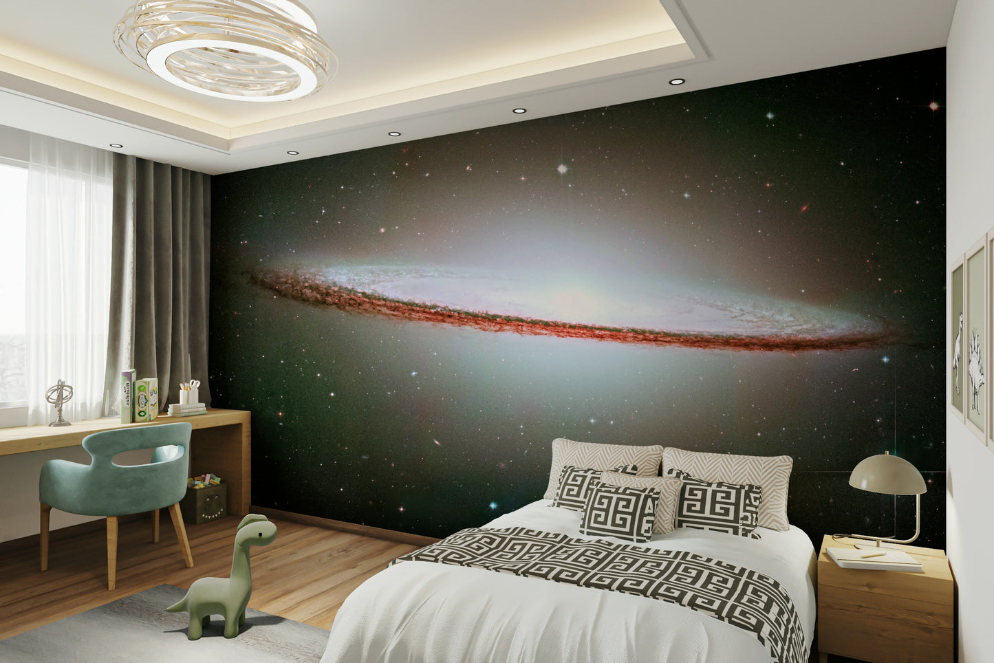 The design gives a feeling of quiet, natural beauty.

