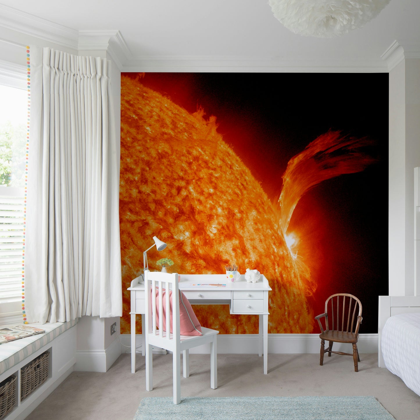 Sun's Fury Wall Mural