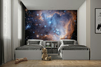 The background is a deep, dark black of space.

