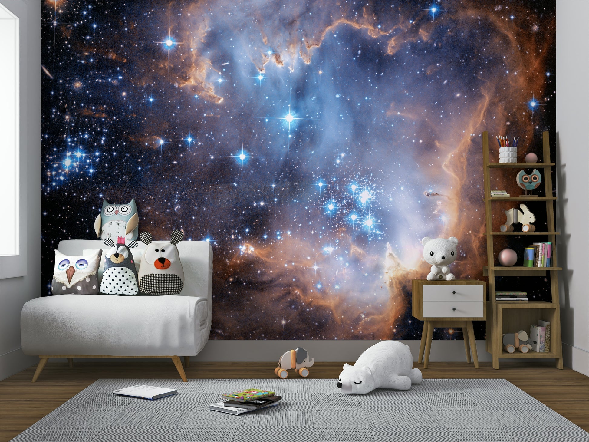 The overall mood is peaceful and serene.

