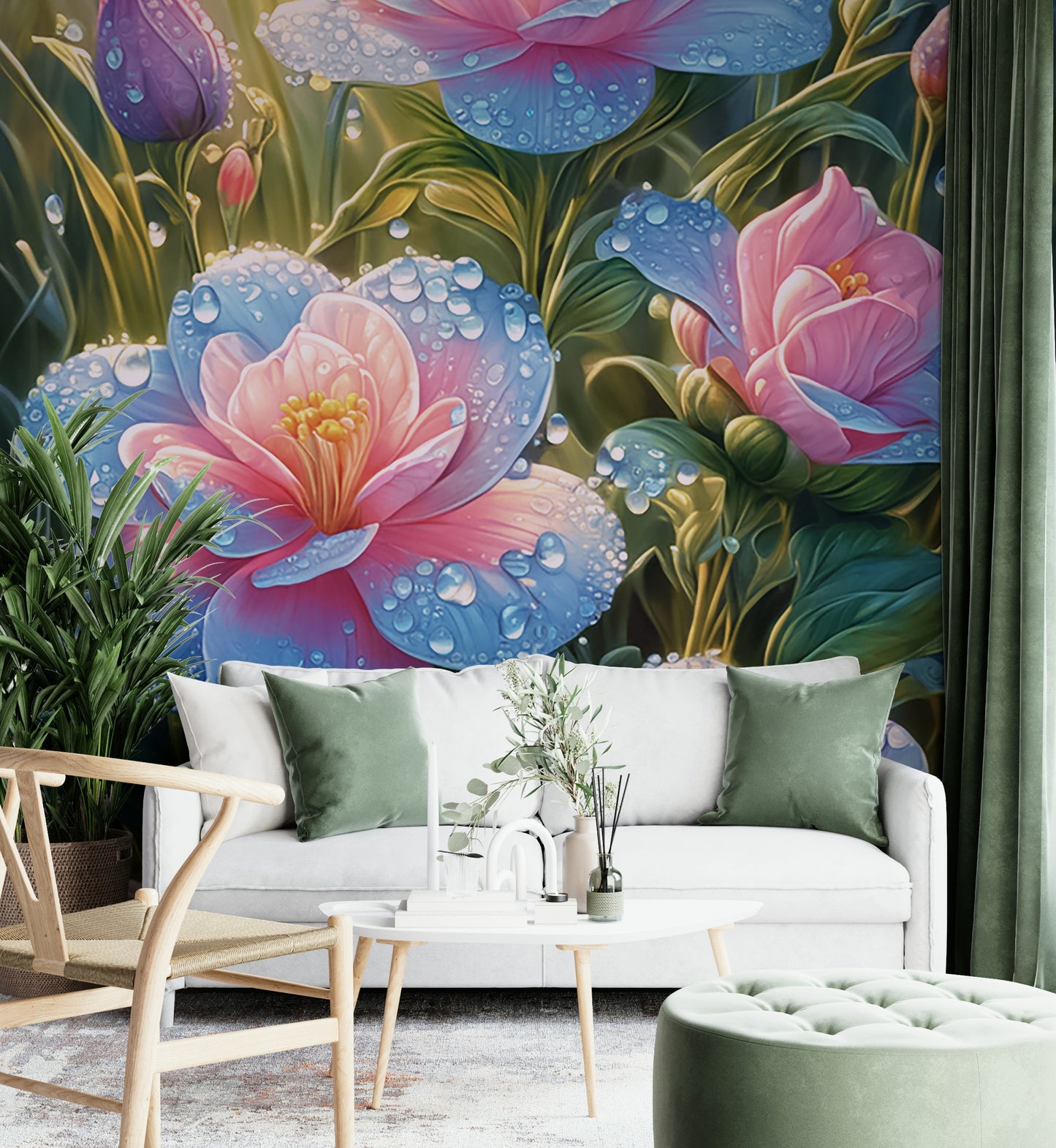 The overall scene is natural and beautiful.

