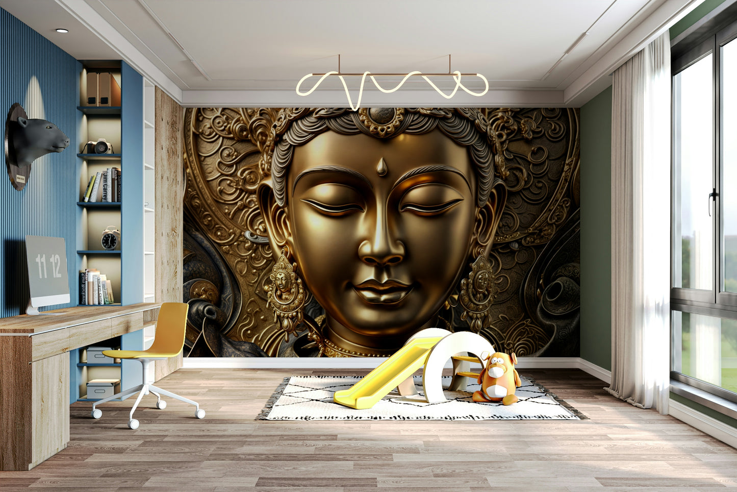 The shapes appear to be hand-drawn or painterly.

