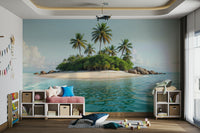 The light is soft and hazy, creating a dreamy feel.

