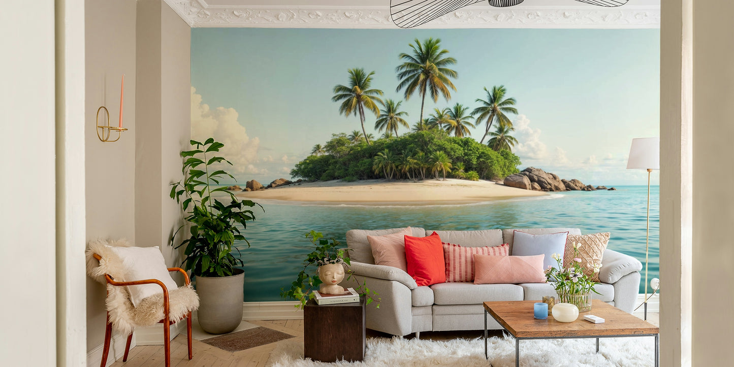 A few birds are flying in the distance.

