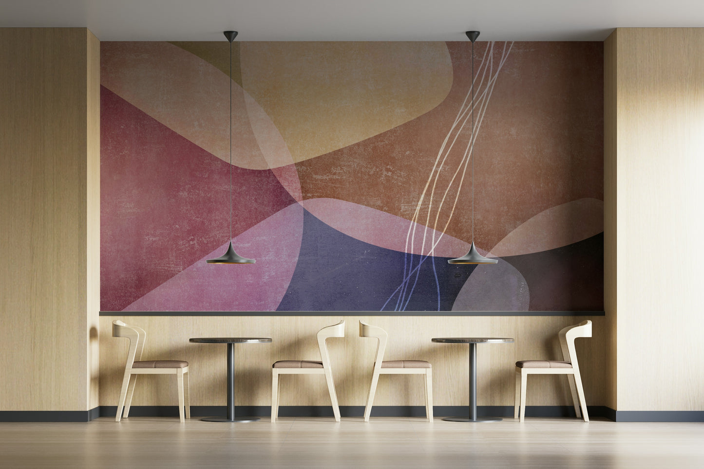 The composition is balanced and simple.

