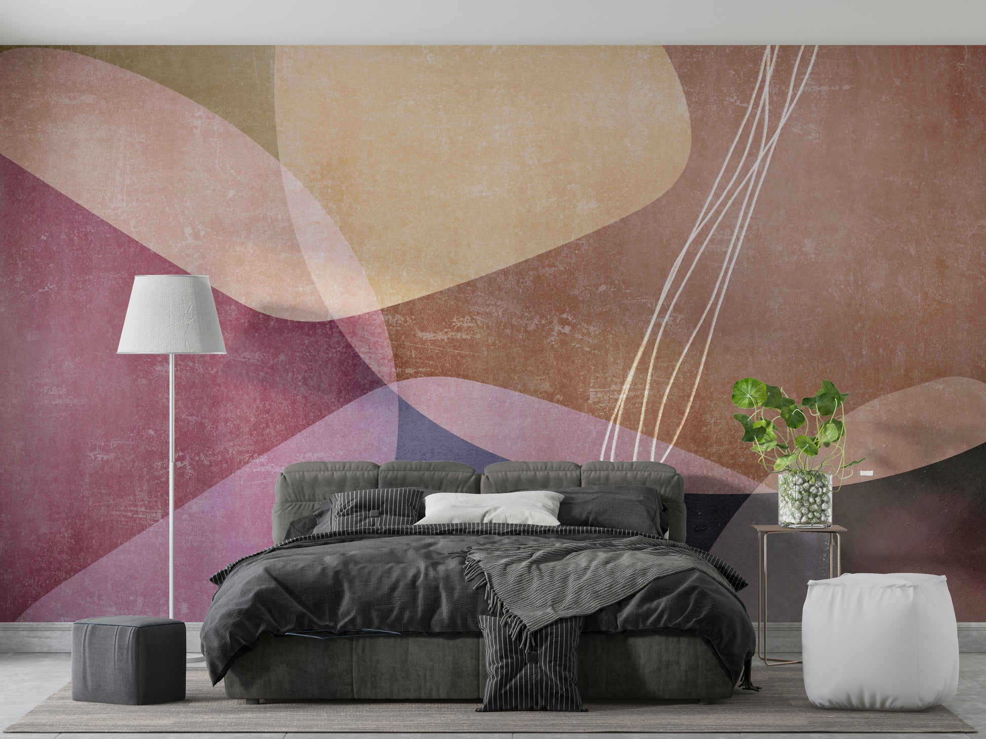 The colors are warm and soothing.

