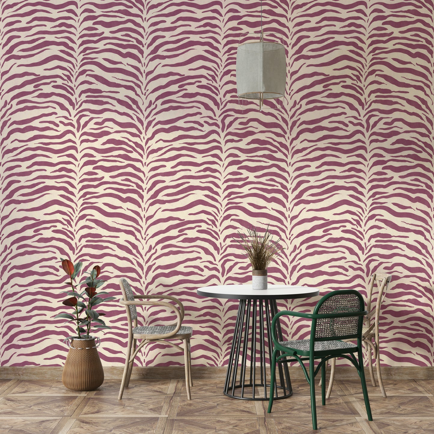 A close-up view shows the crisp lines of the pattern.

