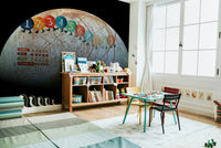 The artistic style is realistic, like a high-quality photograph from a probe.
