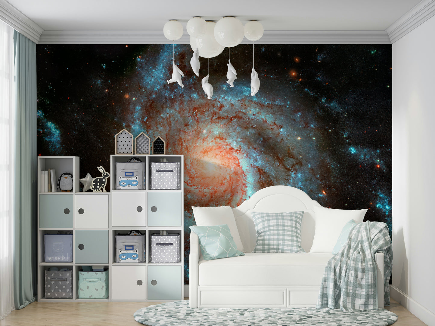 Distant, twinkling stars are scattered across the image.
