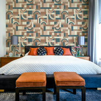 The design has a layered, blurred look with no sharp lines.

