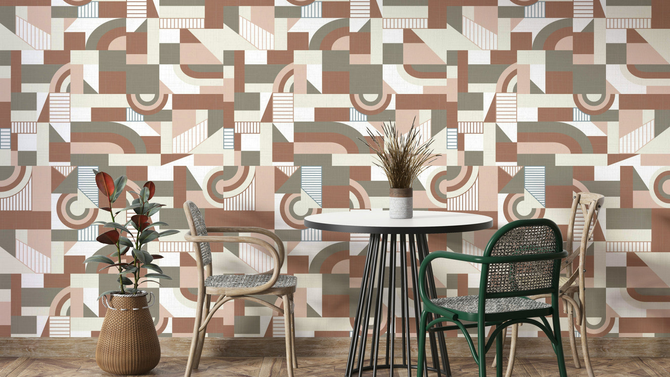 The design has a very calming and serene effect on the space.

