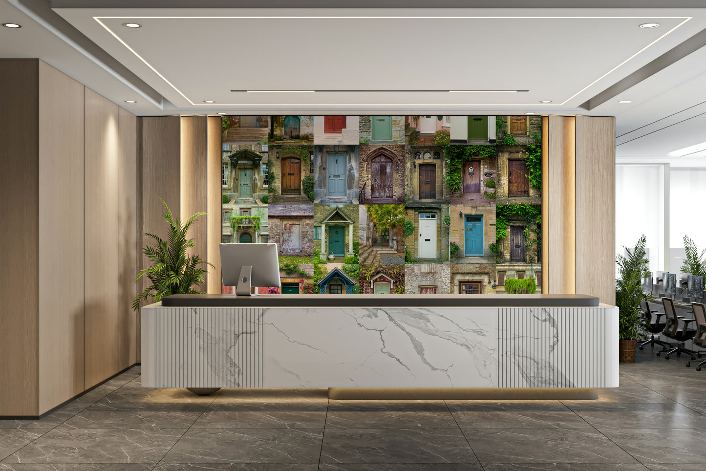 The overall mood is quiet and serene.

