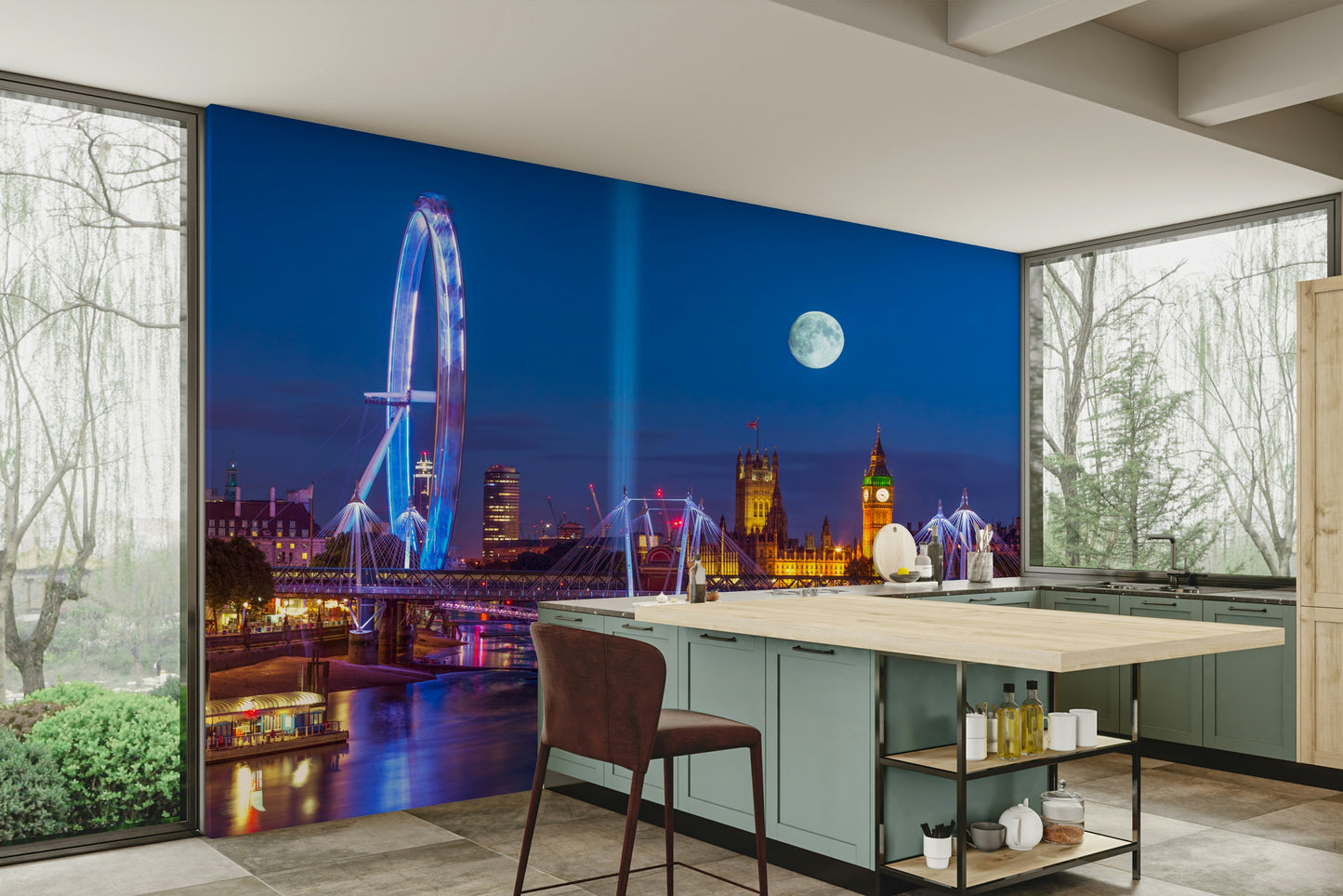 The overall mood is quiet and serene.

