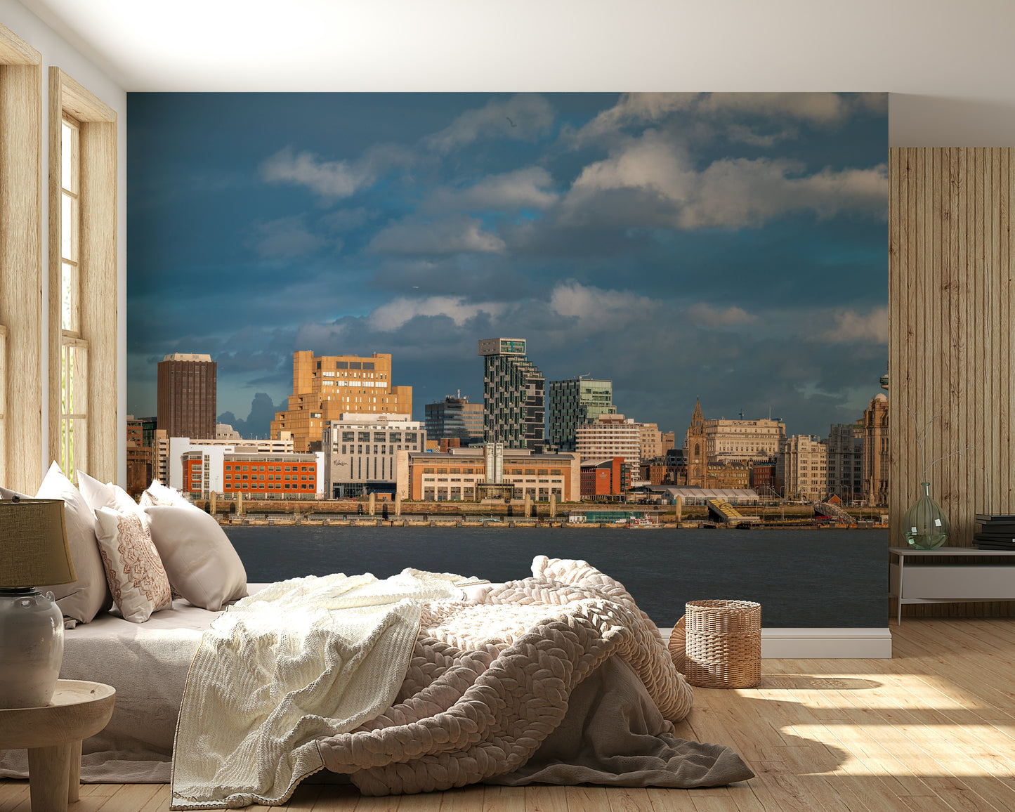 Liverpool's Skyline Vista Wall Mural