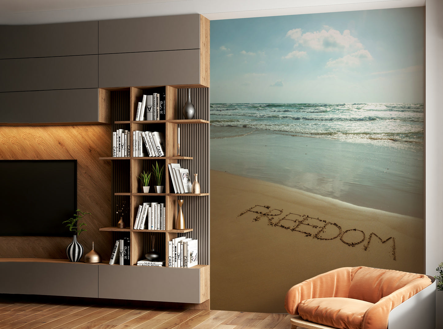 The overall mood is quiet and inspiring.

