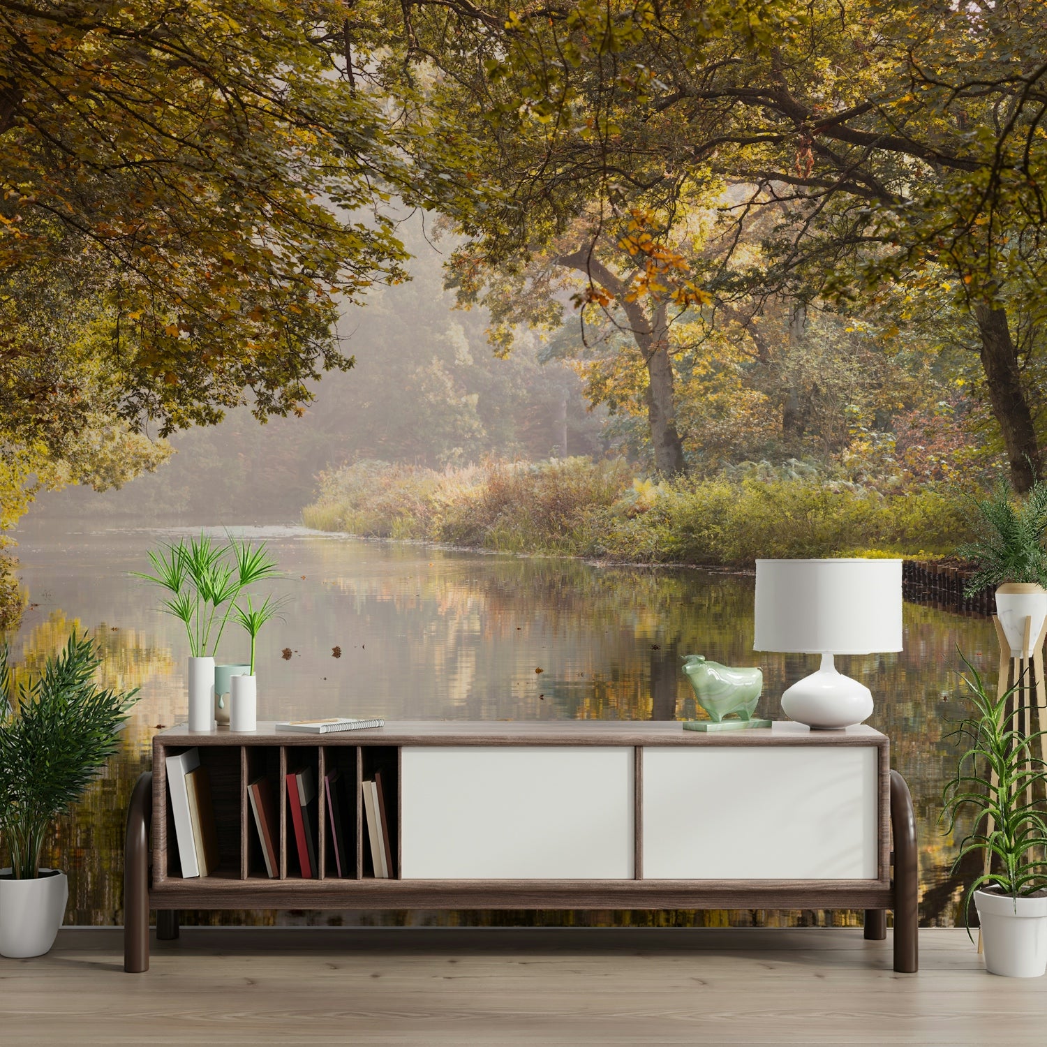 The image has a calm, tranquil mood.

