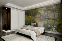 The composition is balanced and peaceful.

