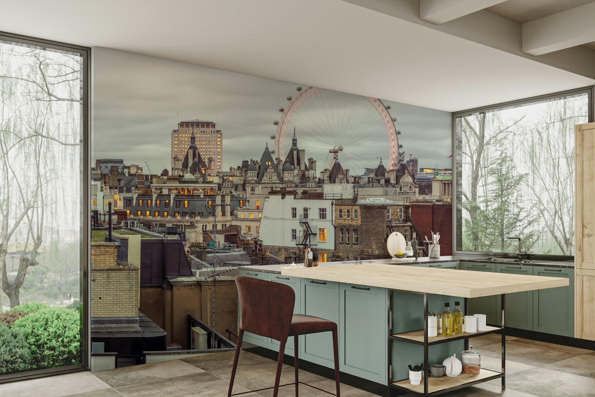 The overall mood is quiet and refined.

