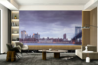 The design offers a sense of a quiet moment in a busy city.

