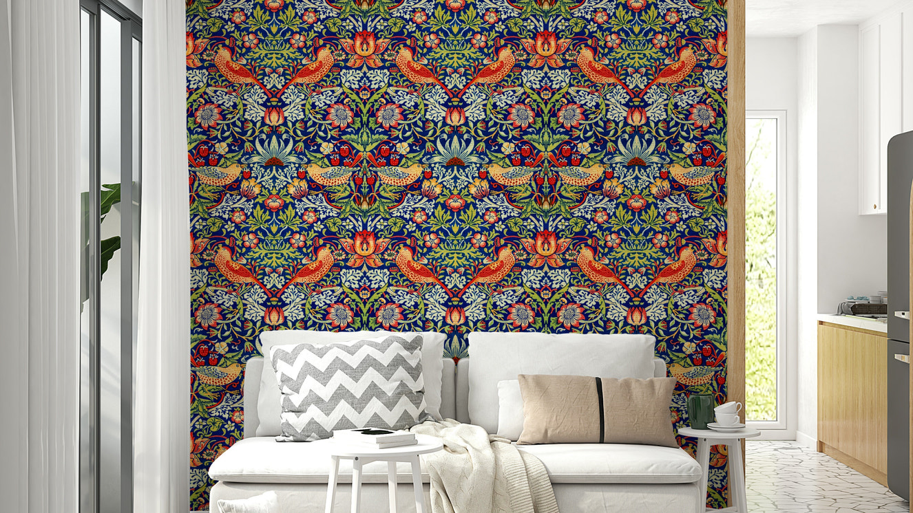 A wallpaper featuring an intricate, detailed pattern.

