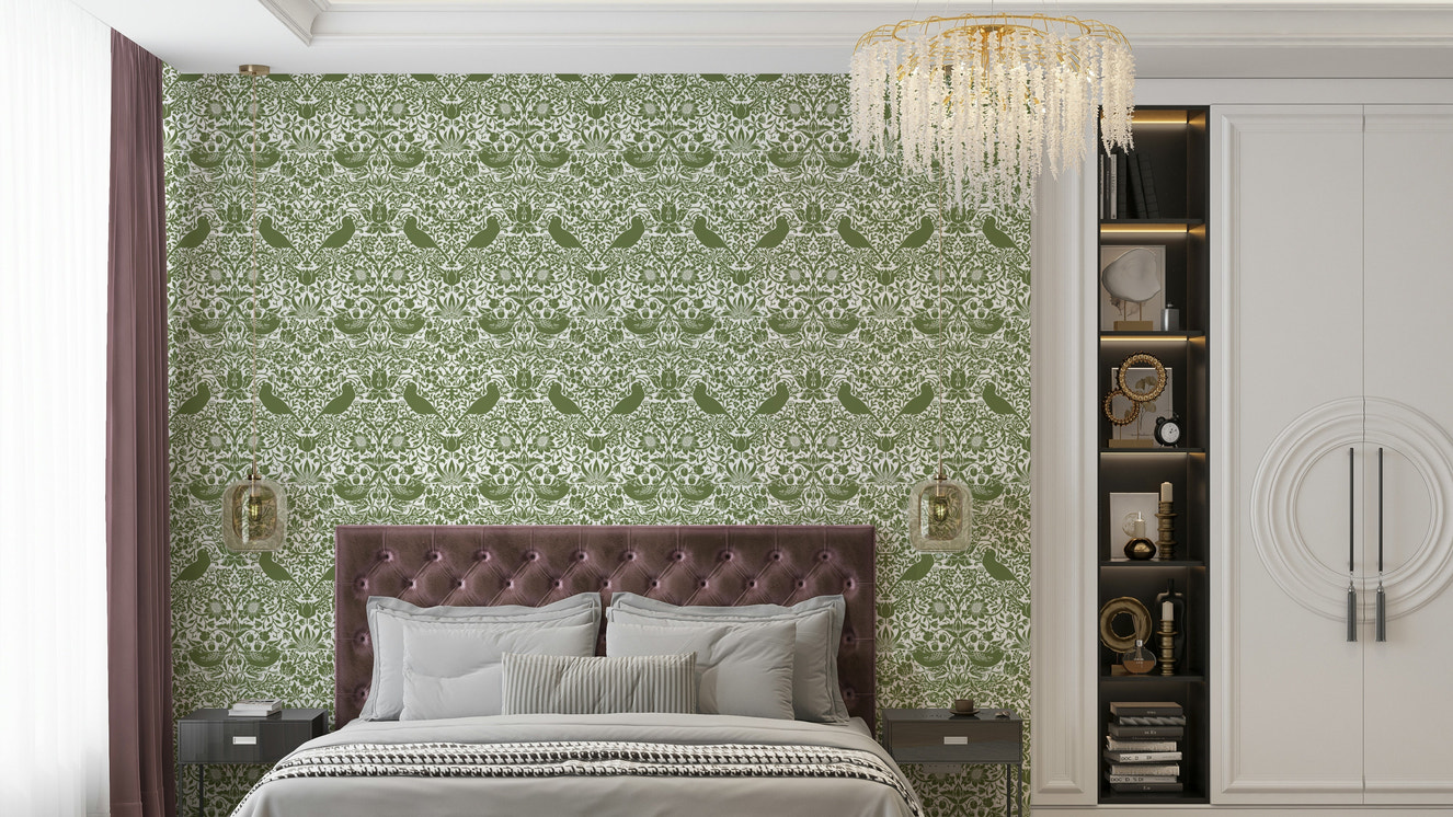 A wallpaper featuring an intricate, detailed pattern.

