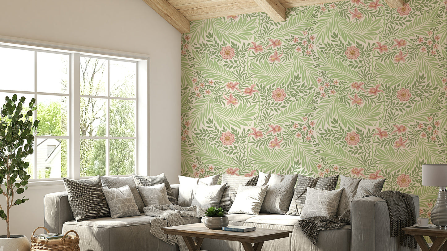 A wallpaper featuring an intricate, detailed pattern.

