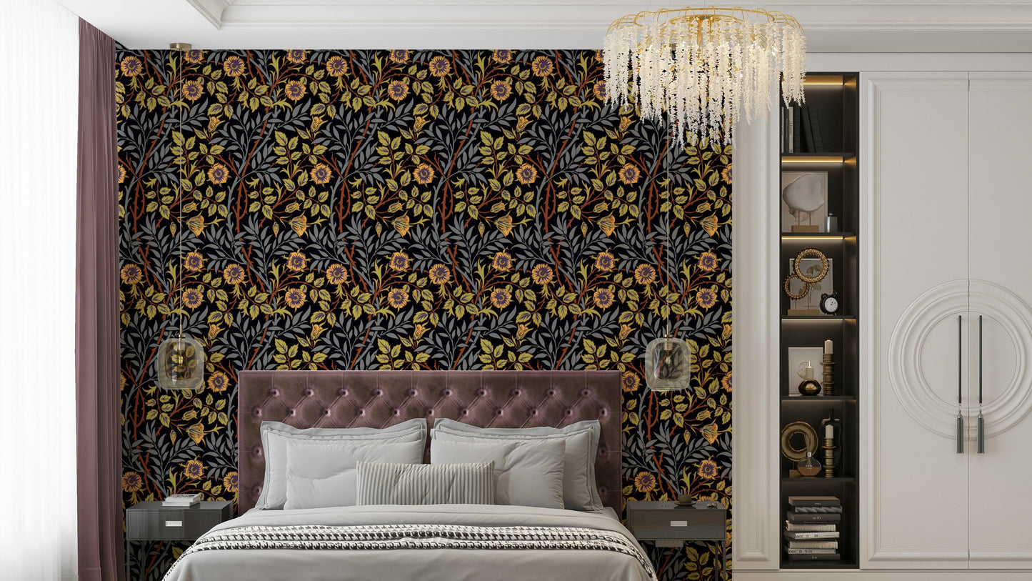 A wallpaper featuring an intricate, detailed pattern.

